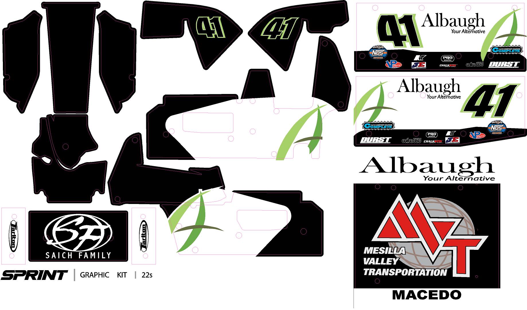 CARSON MACEDO 41 sprint car wrap